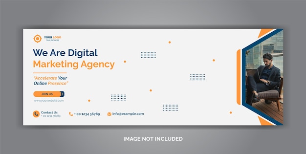 Digital marketing corporate social media facebook cover