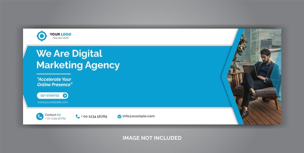 Digital marketing corporate social media facebook cover