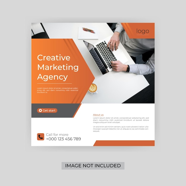 Digital marketing corporate social media post template