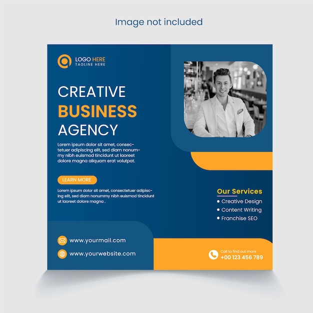 digital marketing corporate social medial post design template