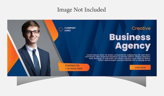 Digital marketing Facebook banner template