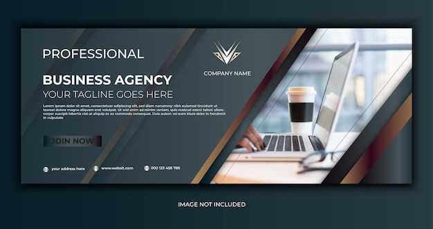 Digital marketing facebook banner template