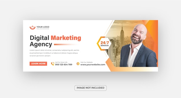 Digital Marketing Facebook Cover Or Corporate Business Promotional Social Media Facebook Timeline De