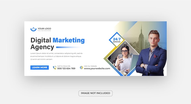 Digital Marketing Facebook Cover Or Corporate Business Promotional Social Media Facebook Timeline De