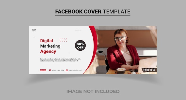 Digital Marketing Facebook Cover Template Web Banner