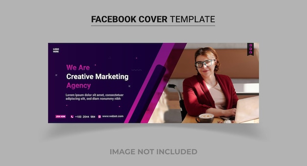 Digital Marketing Facebook Cover Template Web Banner