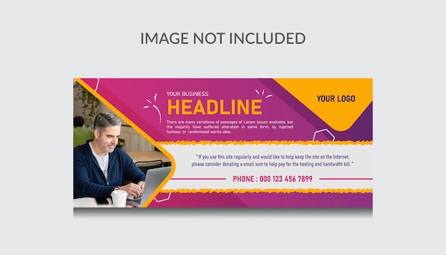 Digital marketing facebook cover template