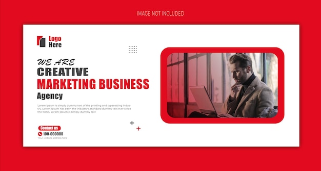 Digital marketing facebook cover and web banner design