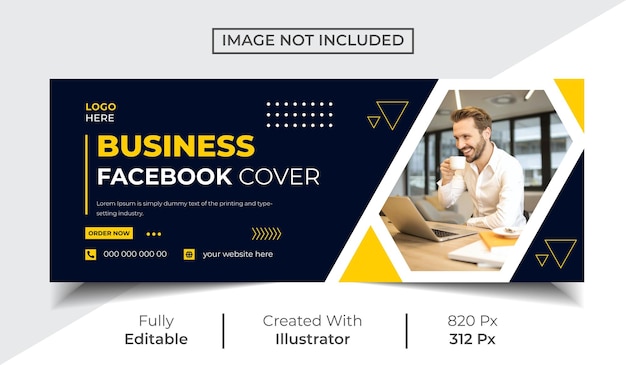 Digital marketing facebook cover and web banner template design