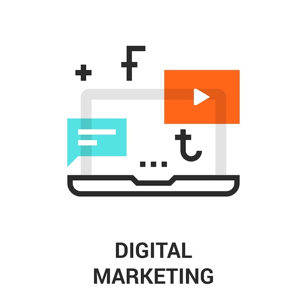 Digital marketing icon