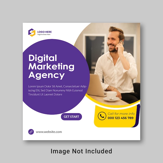 Digital marketing social media cover design