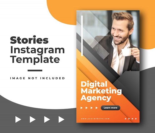 Digital marketing social media instagram stories post banner