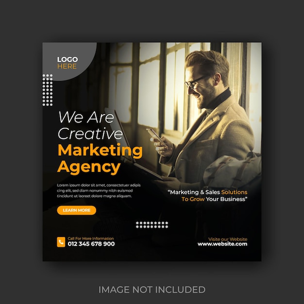 Digital Marketing Social Media Post Banner Design