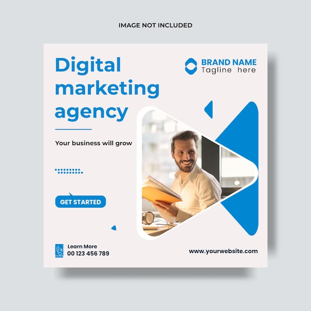 Digital Marketing Social Media Post Design Template