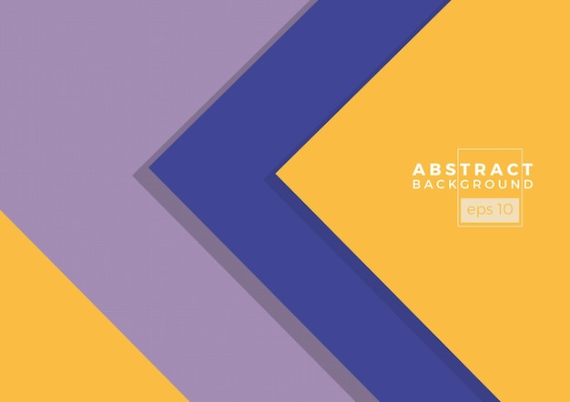 Digital painting Abstract geometric colorful vector banner and background Triangles and arrows in blue purple and yellow