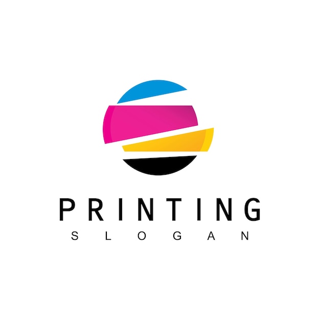 Digital Print Logo Design Template