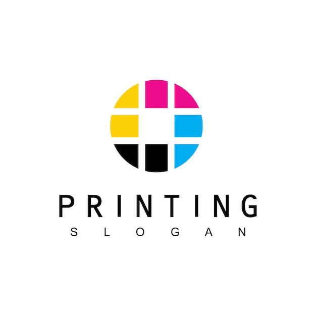 Digital Print Logo Design Template