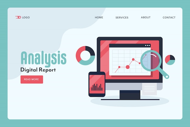 Digital report analysis template