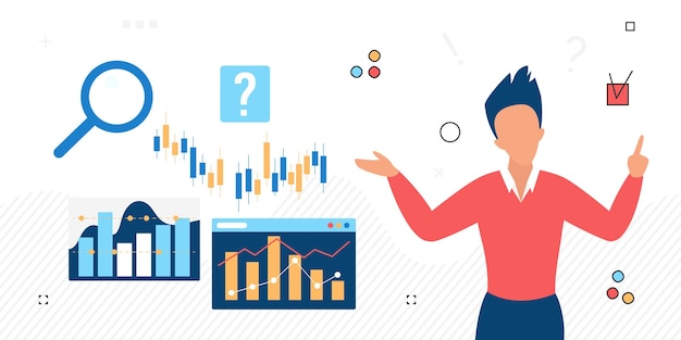 Digital stock market indicators indexes evolution