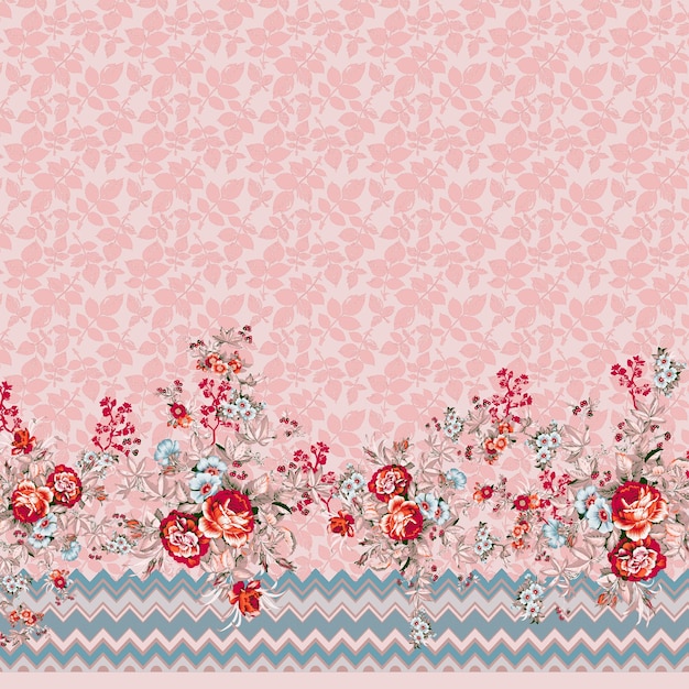 digital textile design ornament and pattern