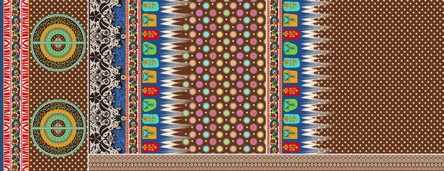 digital textile design ornament and pattern