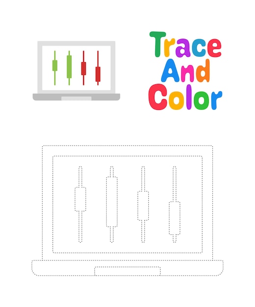 Digital Trade tracing worksheet for kids