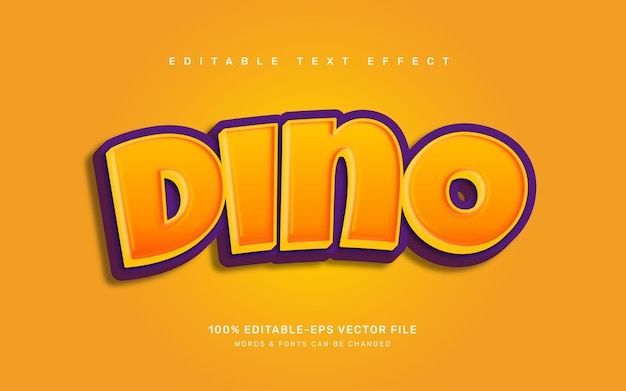 Dino text effect