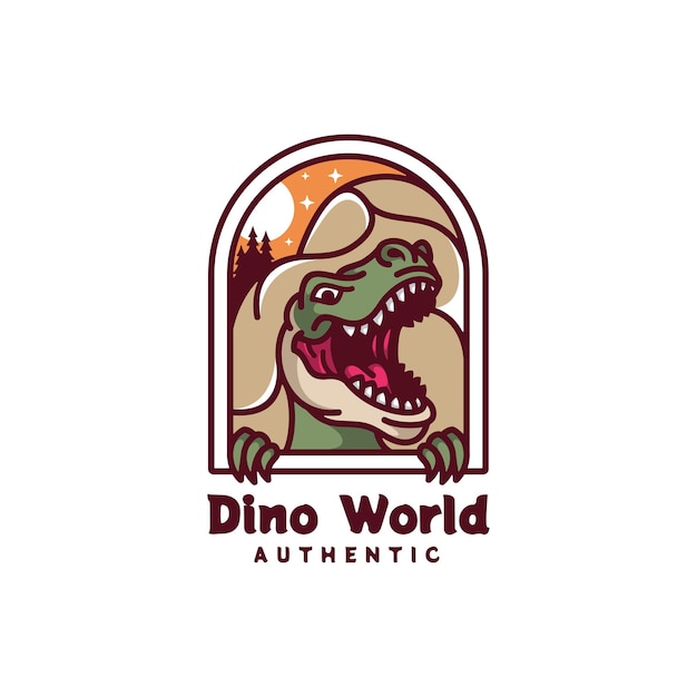 DINO WORLD LOGO