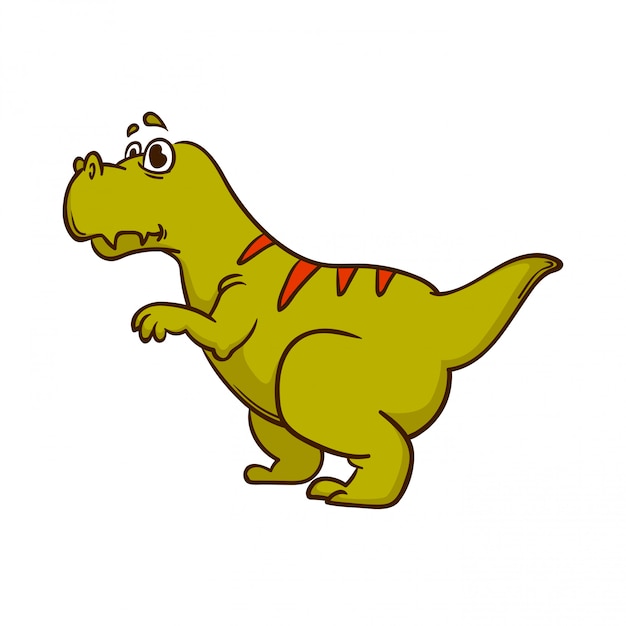 Dinosaur cartoon cute monster