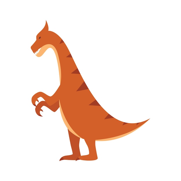 Dinosaur Cartoon flat design