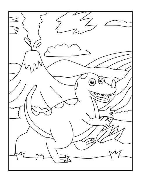 dinosaur coloring pages for kids