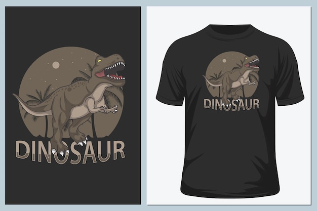 Dinosaur. print for T-shirts, sticker, wrapping paper, web.