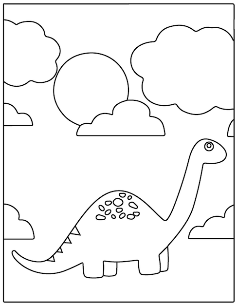 Dinosaur tyrannosaur Jurassic period coloring pages