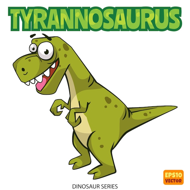 Dinosaur tyrannosaurus cartoon