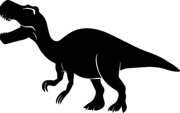 Dinosaur vector silhouette illustration