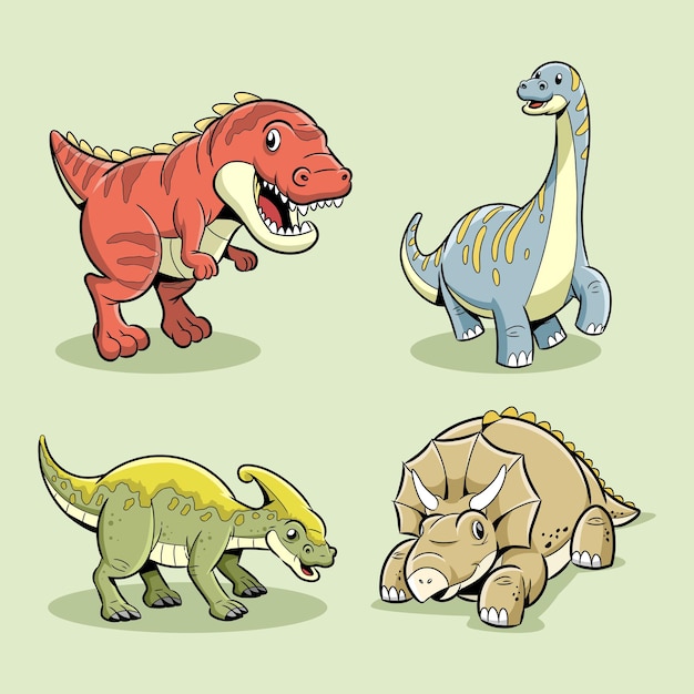 Dinosaurs character collection