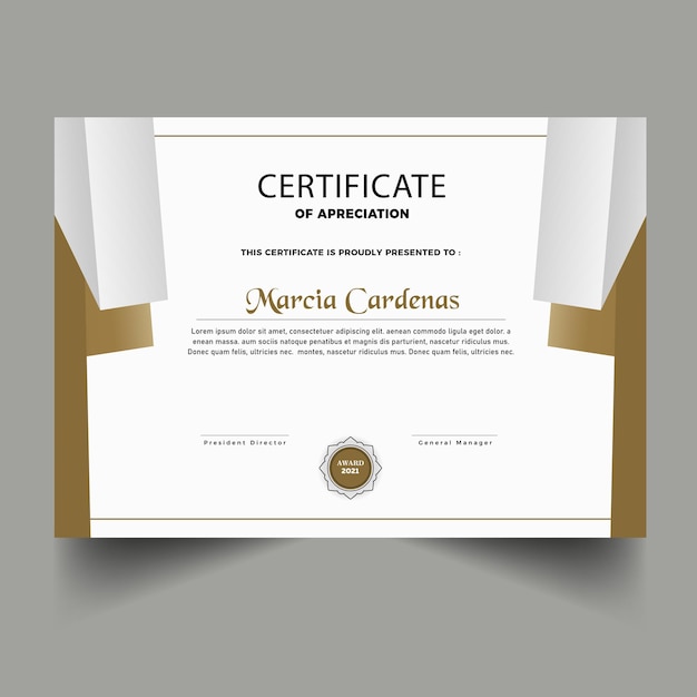 Diploma  modern certificate template design