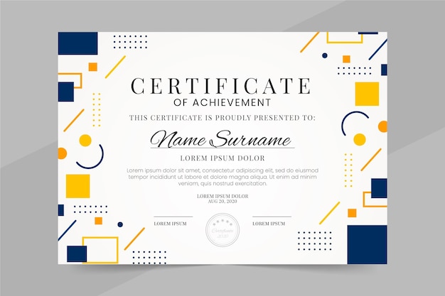 Diploma template