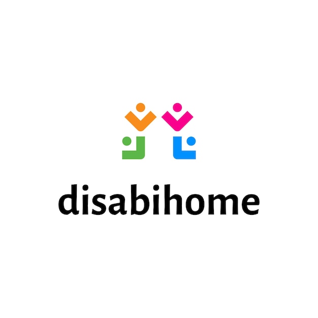 disabihome logo design Logo for a company that provides housing for people with disabilities