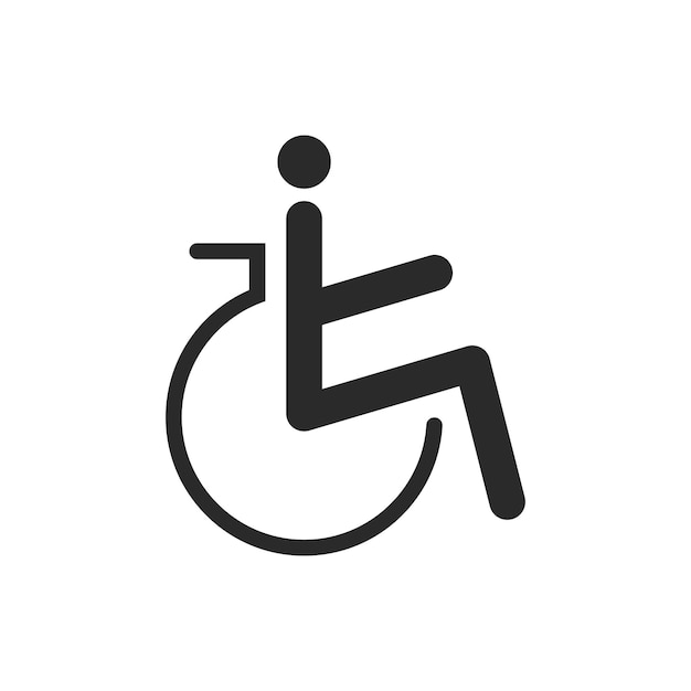 Disability icon vector