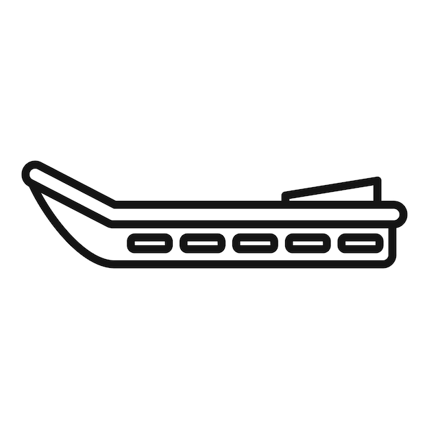 Disaster rescue boat icon outline vector Life sea Jacket power