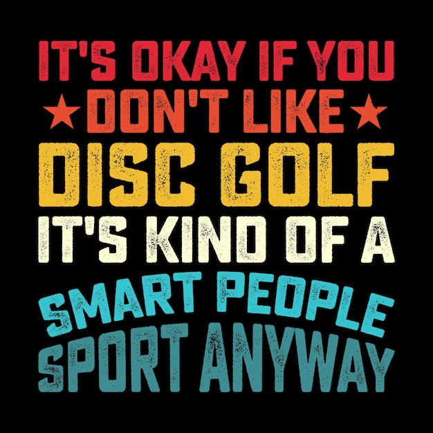 Disc Golf Player Funny Disc Golfer Retro Vintage Disc Golf Tshirt Design