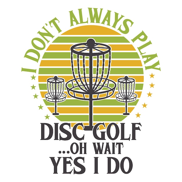 Disc Golf Svg Design