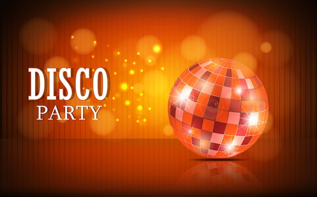 Disco ball background