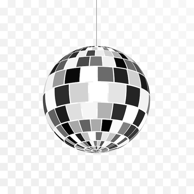 Disco ball icon illustration