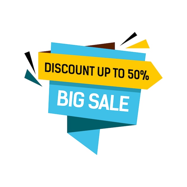 Discount Big Sale Lettering Origami Poster