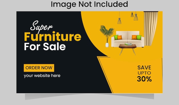 Discount Sale YouTube Thumbnail Template Design