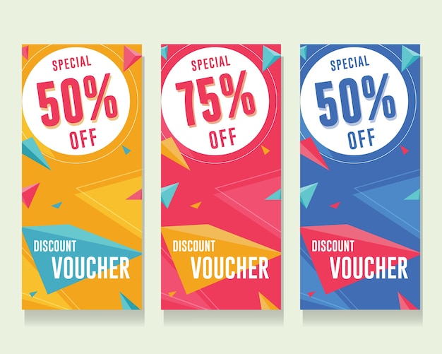 Discount voucher template