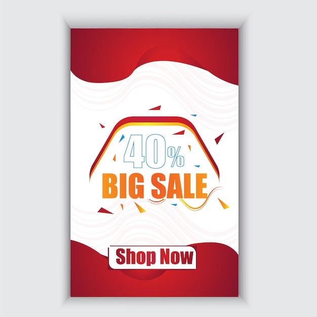 Vector discountofferpromotionbannerwitheditabletext