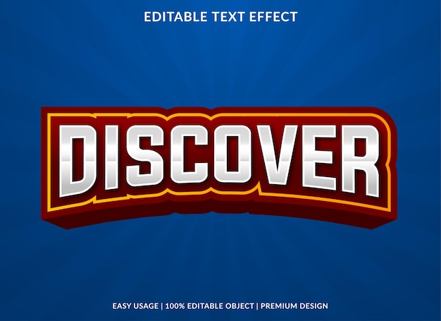 discover editable text effect template use for business logo and brand